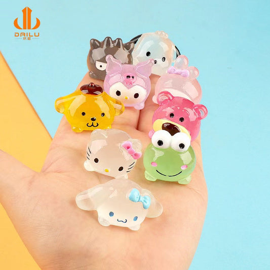 D3.【  Vivi 】【 +1 bag 】Luminous  Sanrio carving  lucky  bag  (arrive about 7-12 days)