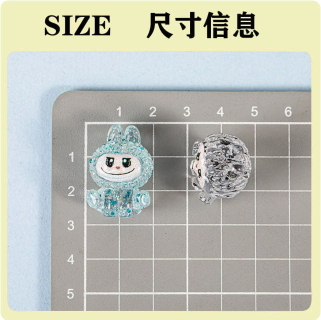 1.1 【 Vivi 】 【 +1 bag 】  Luminous  Gymnastics  Labubu small one  carving  Lucky  bags  (arrive about 7-12 days)